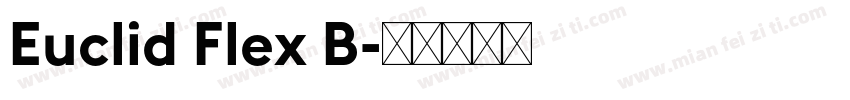 Euclid Flex B字体转换